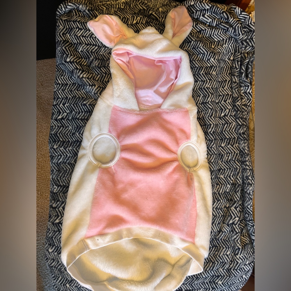Pink and White Bunny Costume